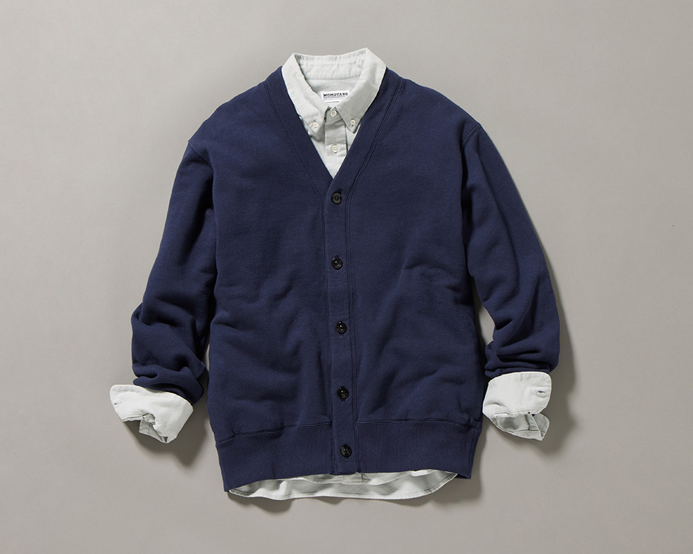 restock】LOOPWHEEL SWEAT CARDIGAN | デニム研究所 by JAPAN BLUE