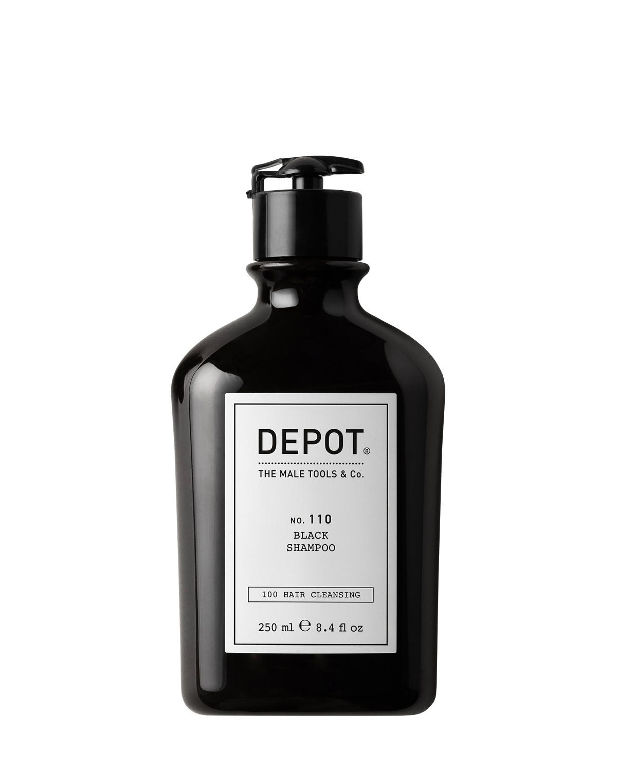 NO. 110 BLACK SHAMPOO - DEPOT - THE MALE TOOLS & Co.