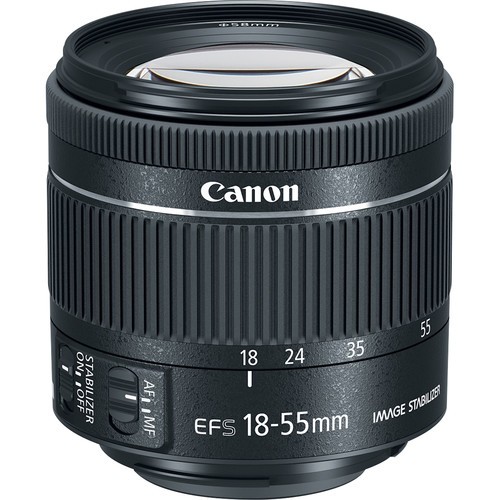 Canon EF-S 18-55mm f/4-5.6 IS STM Lens – No Box – Design Info