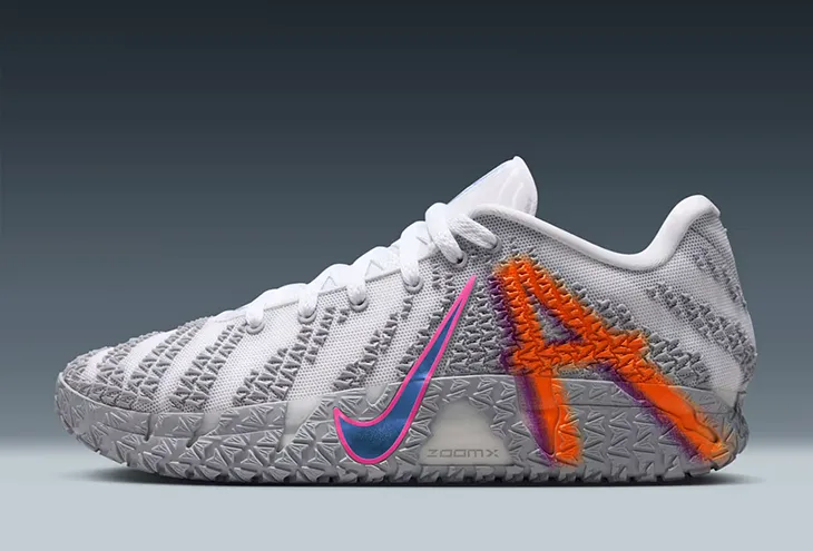 Nike Ja 3 Light Show Drops August 5 in White and Dusty Cactus