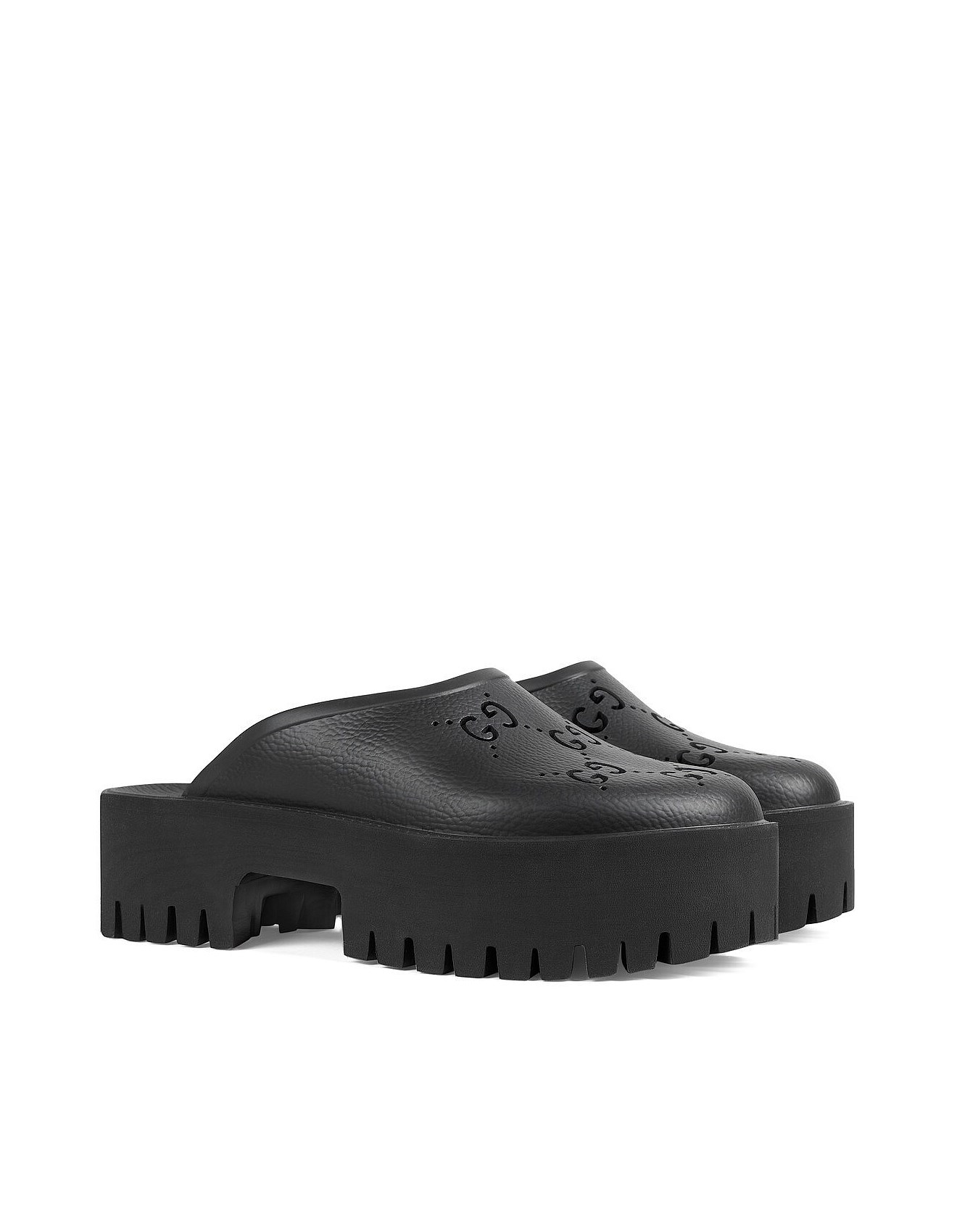 Gucci Women's Platform Perforated G Sandal | David Jones