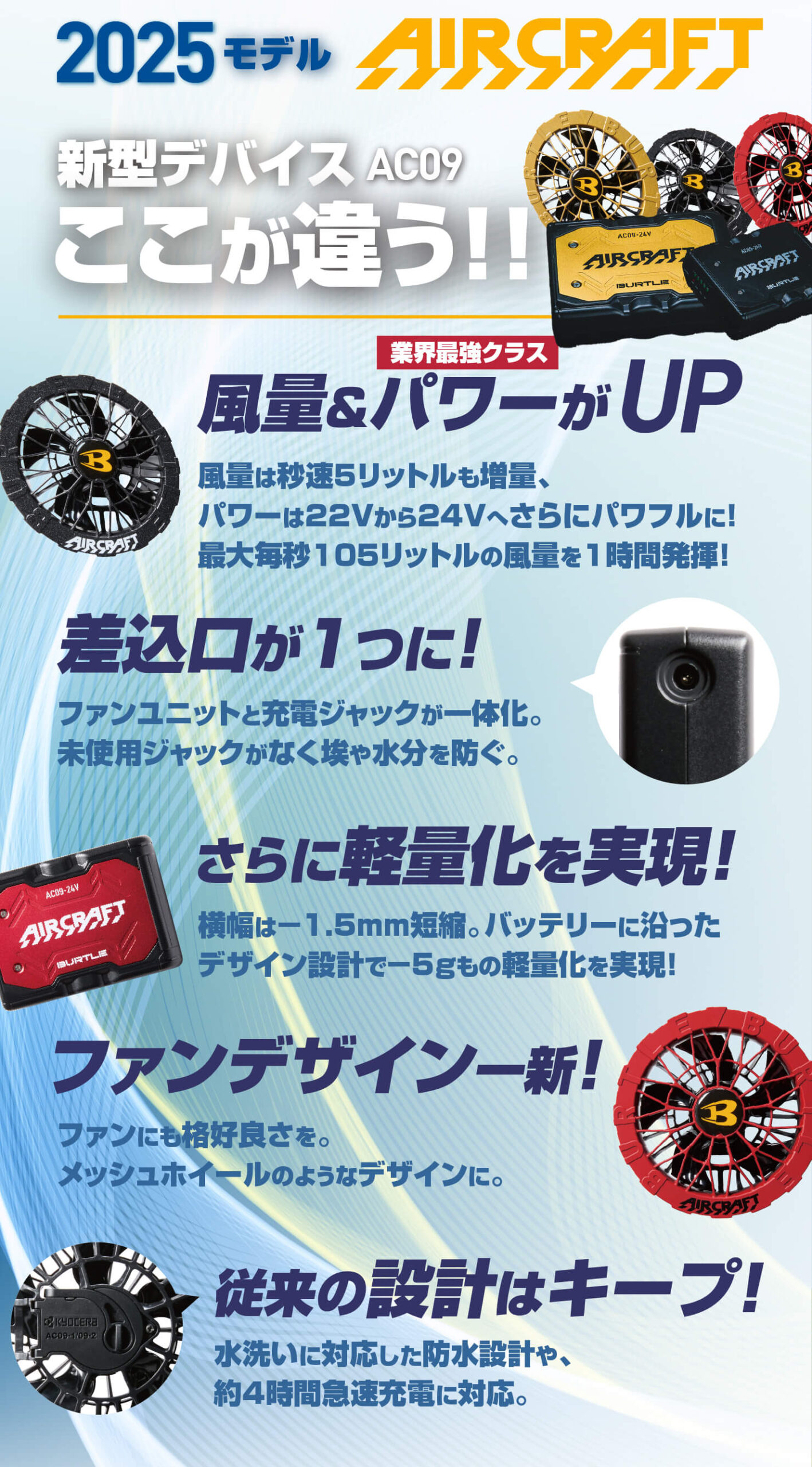 エアークラフト2025 | おしゃれ作業服通販だいまつ