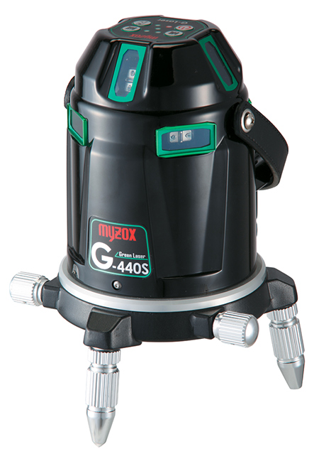 マイゾックス 電子自動整準グリーンレーザー墨出器 G-440S