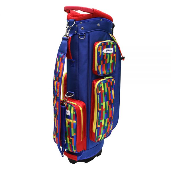 BLUETIGER ゴルフキャディバッグ カラフル お値引きしました