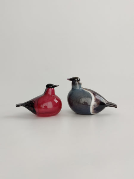 Rusotulkku bird for Stora Enso - Oiva Toikka Nuutajärvi art glass