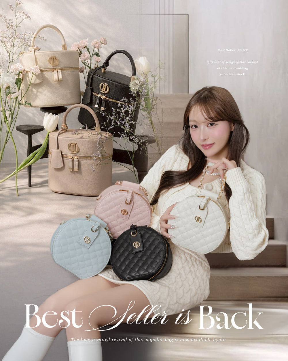 キルティングチェーンハンドミニバッグ – Darich (ダーリッチ)