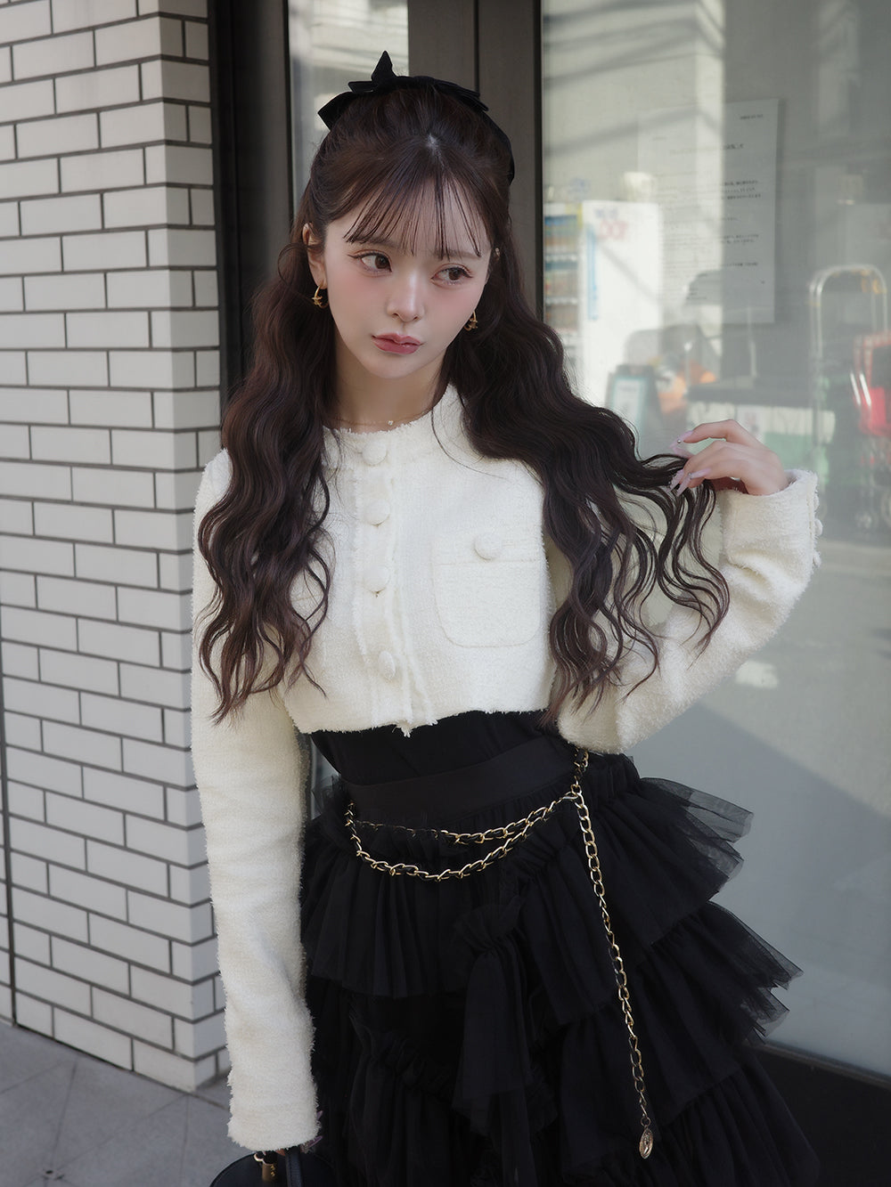 パネルデザインシルエットぺプラムジャケット – Darich (ダーリッチ)