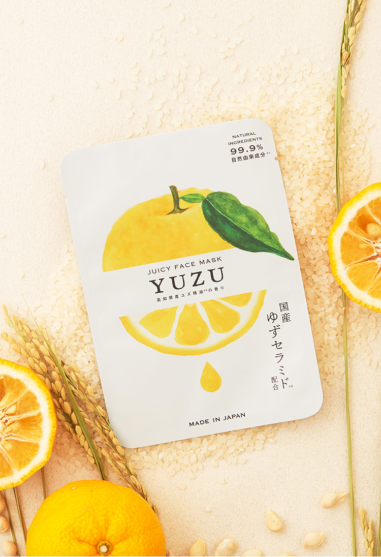 高知県産YUZU ジューシーフェイスマスク｜DAILY AROMA JAPAN公式