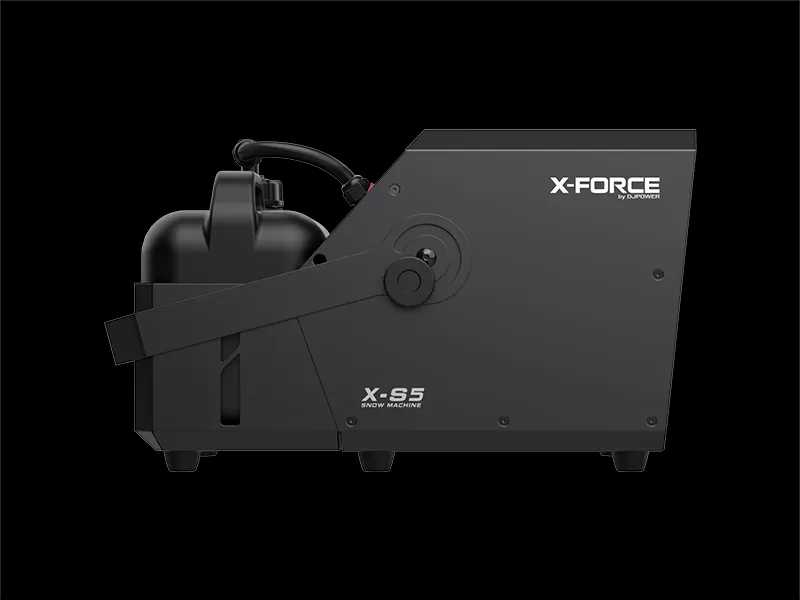 Quiet Artificial Snow Machine for Stage Effects