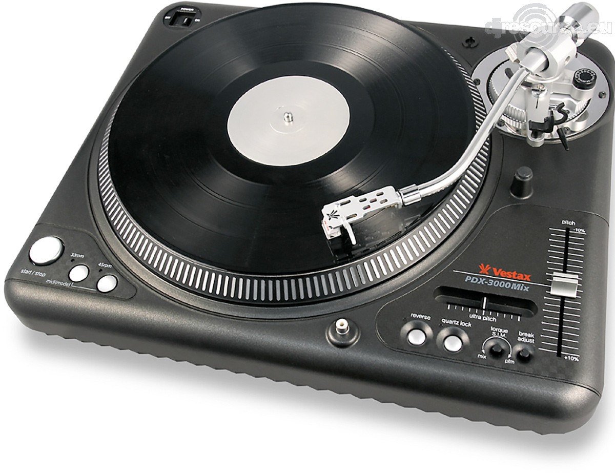 Vestax › PDX-3000MIX › Turntable - Gearbase | DJResource