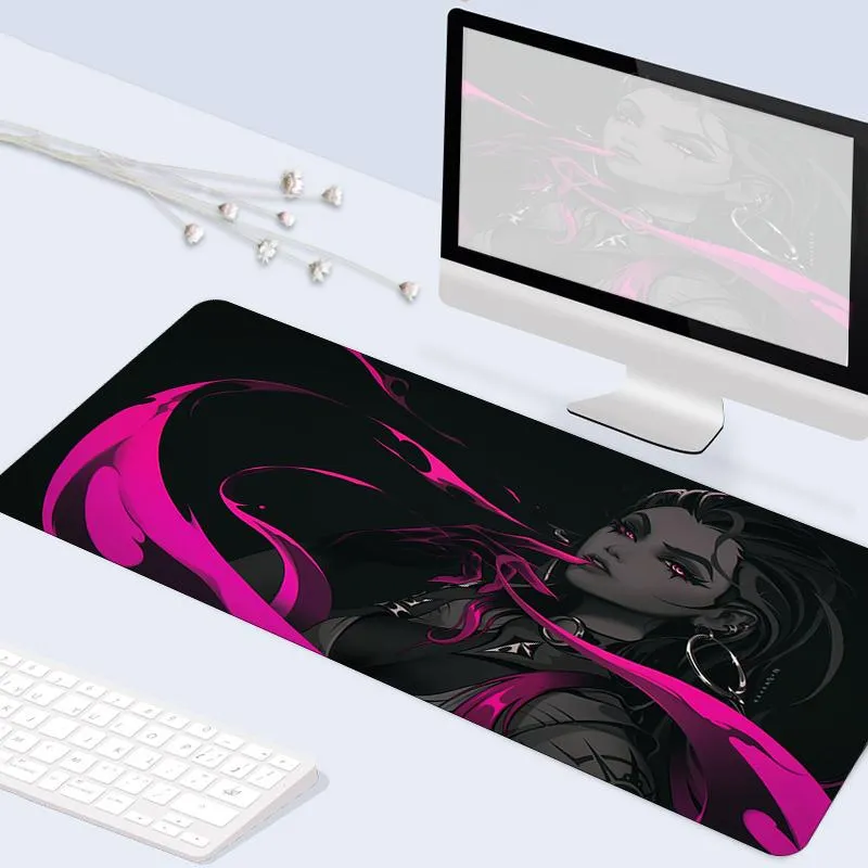 Valorant ゲーミングマウスパッド XL 大型ラバーデスクマット ロック