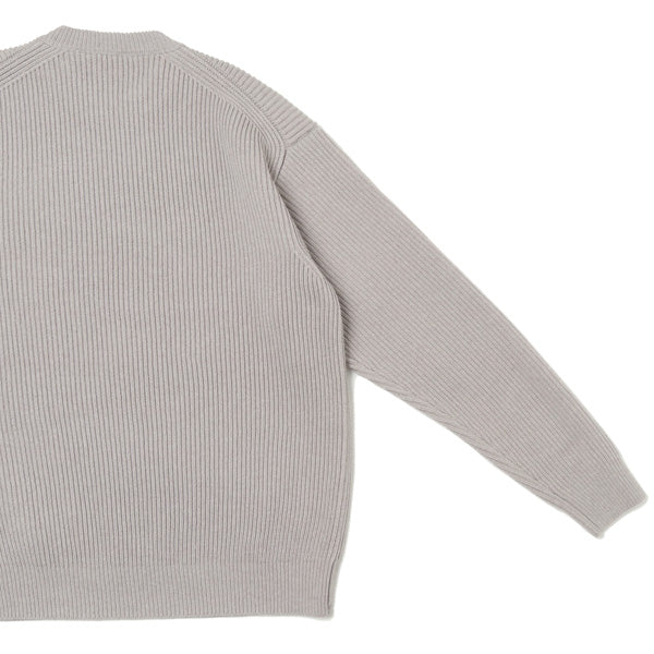SUPER FINE WOOL RIB KNIT BIG P/O (A21AP01RK) | AURALEE / トップス