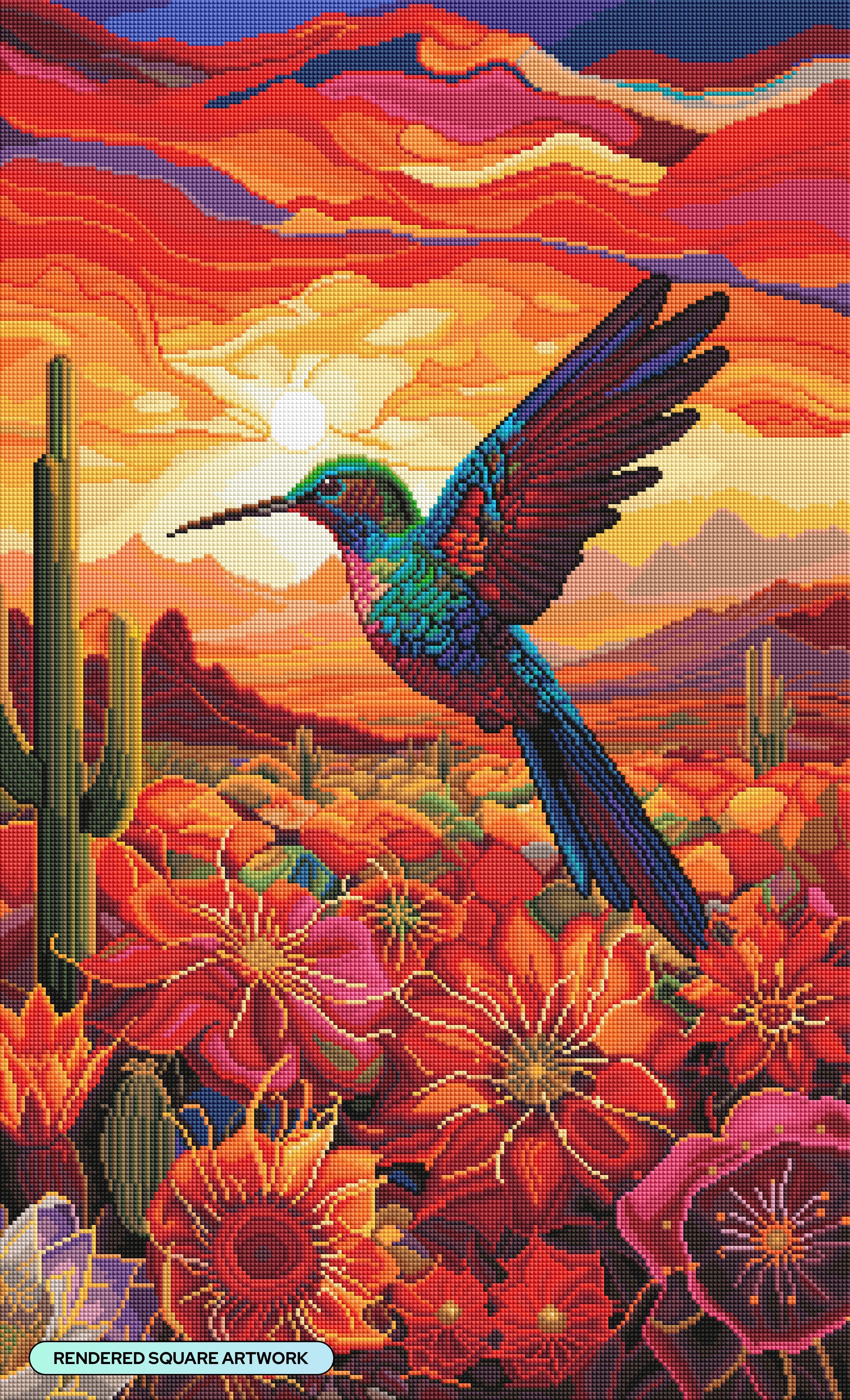 Desert Hummingbird – Diamond Art Club