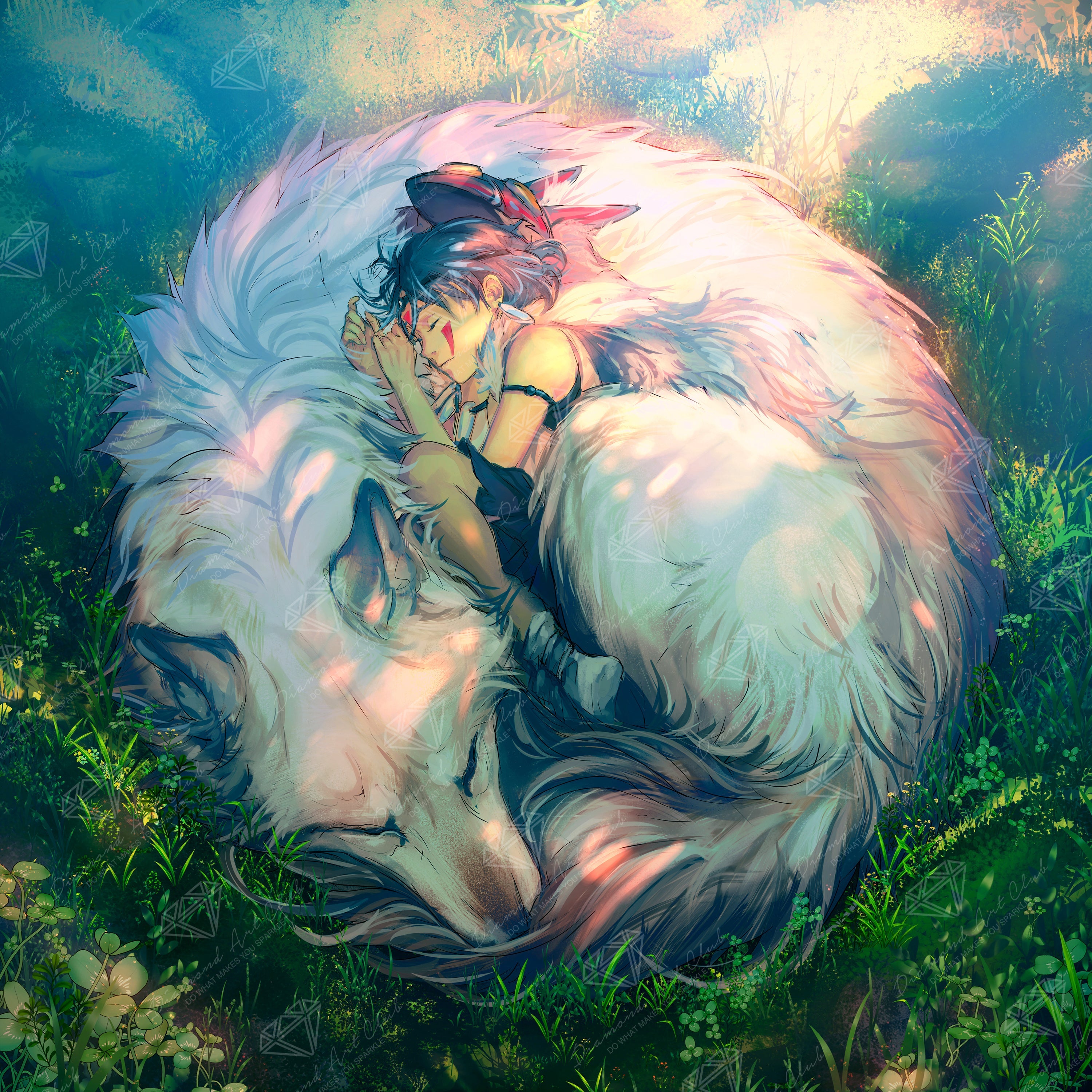 Dreaming with Wolves – Diamond Art Club