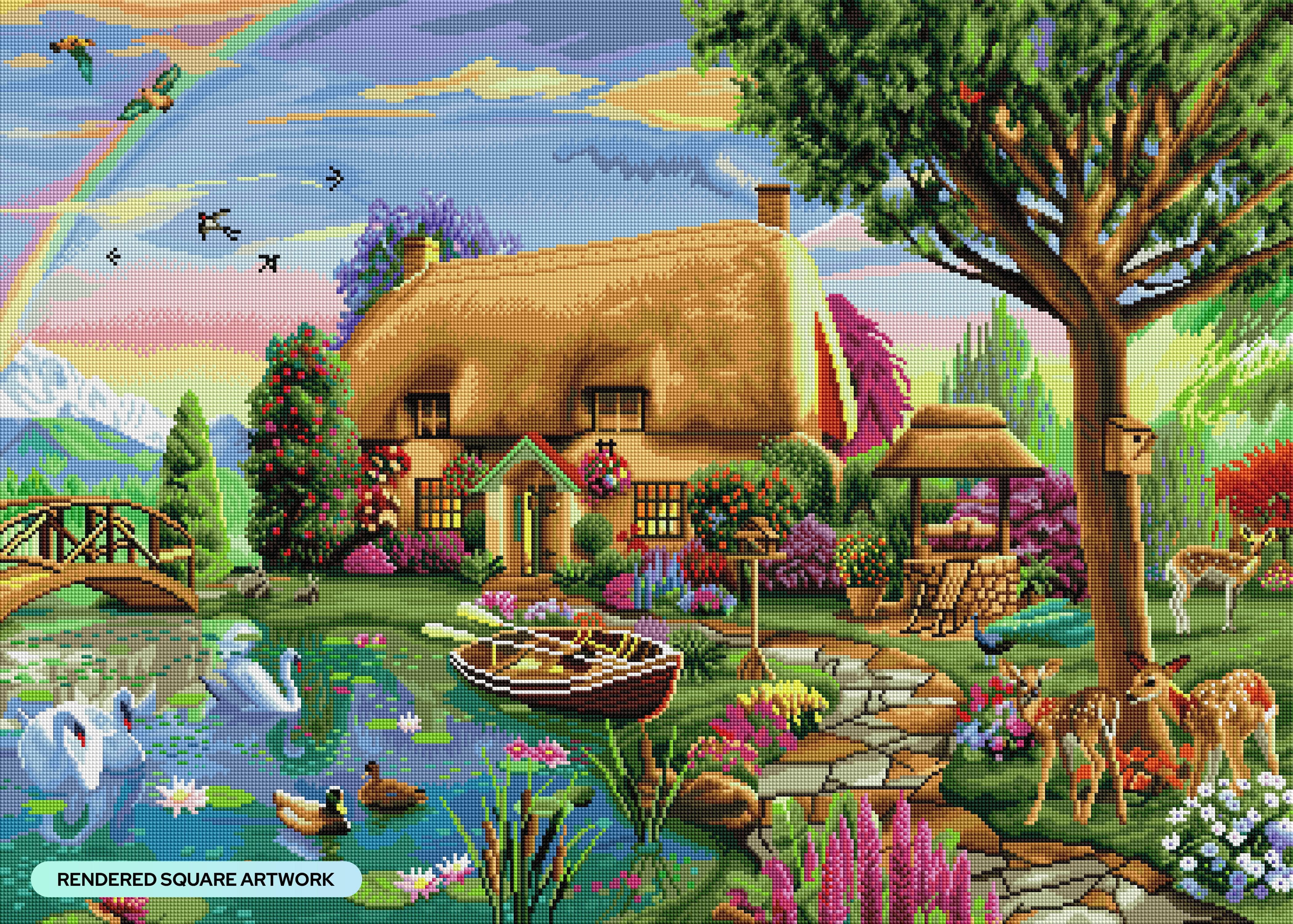 Lakeside Cottage – Diamond Art Club