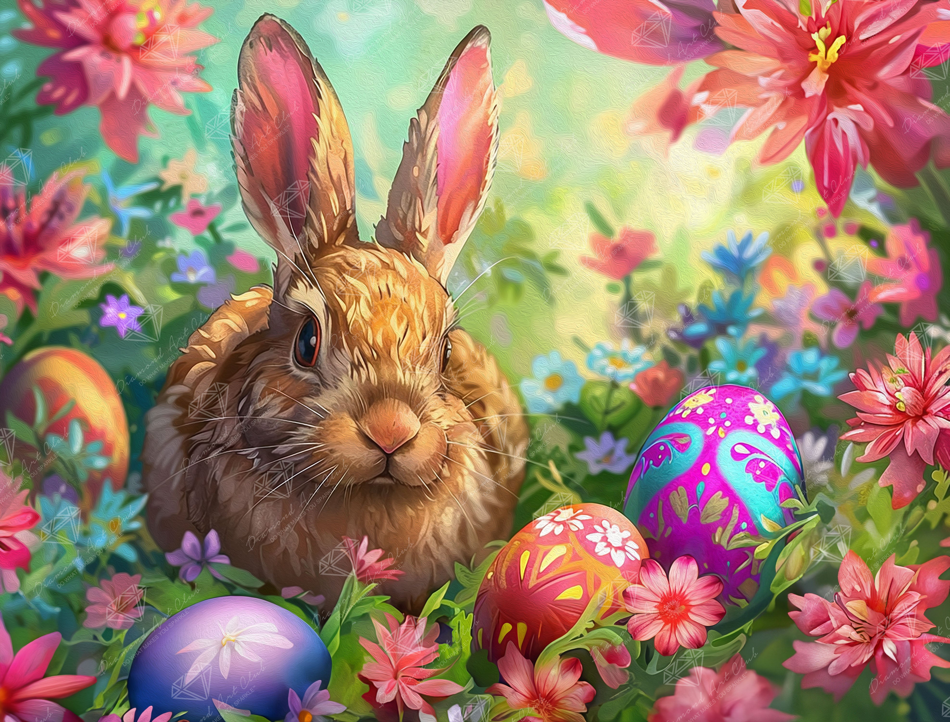 Hoppy Spring Bunny – Diamond Art Club