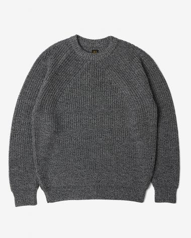 SIGNATURE CREW NECK / MELANGE GRAY | BATONER (MEN)(バトナー
