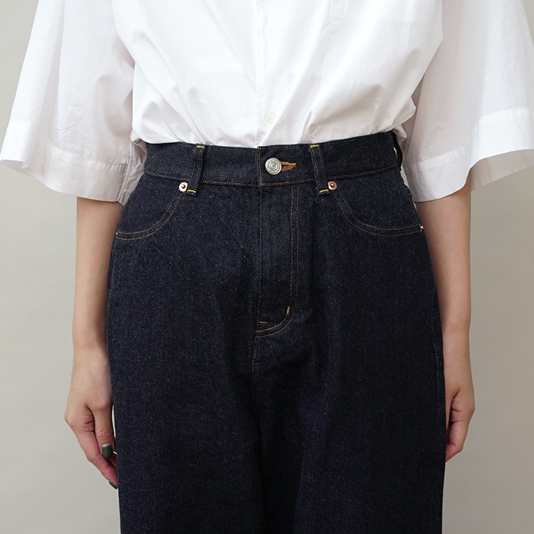 WIDE DENIM(14-13W) / INDIGO | YAECA (WOMEN)(ヤエカ) | BOTTOMS