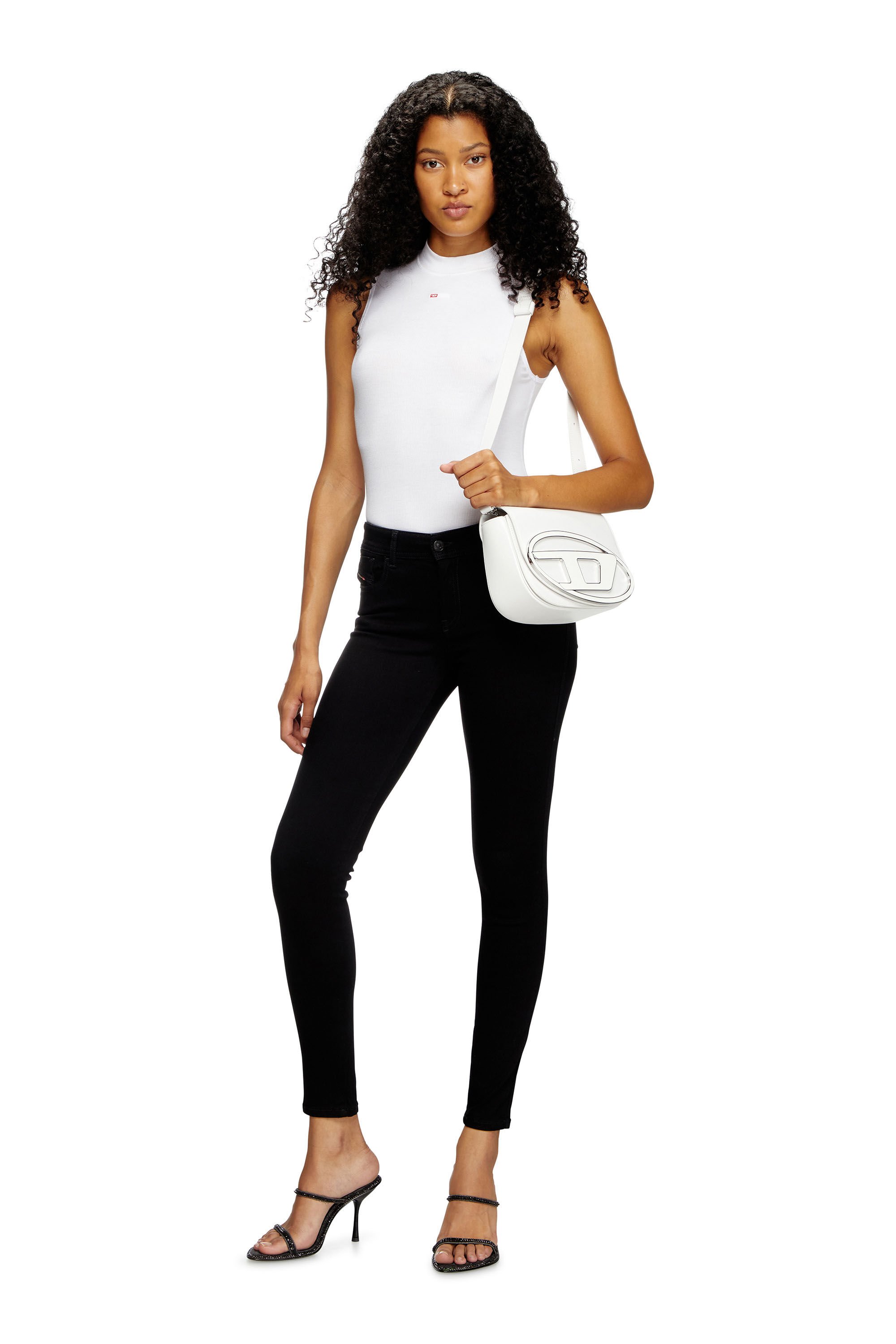 1DR M カウレザーショルダーバッグM｜ホワイト｜ウィメンズ｜DIESEL