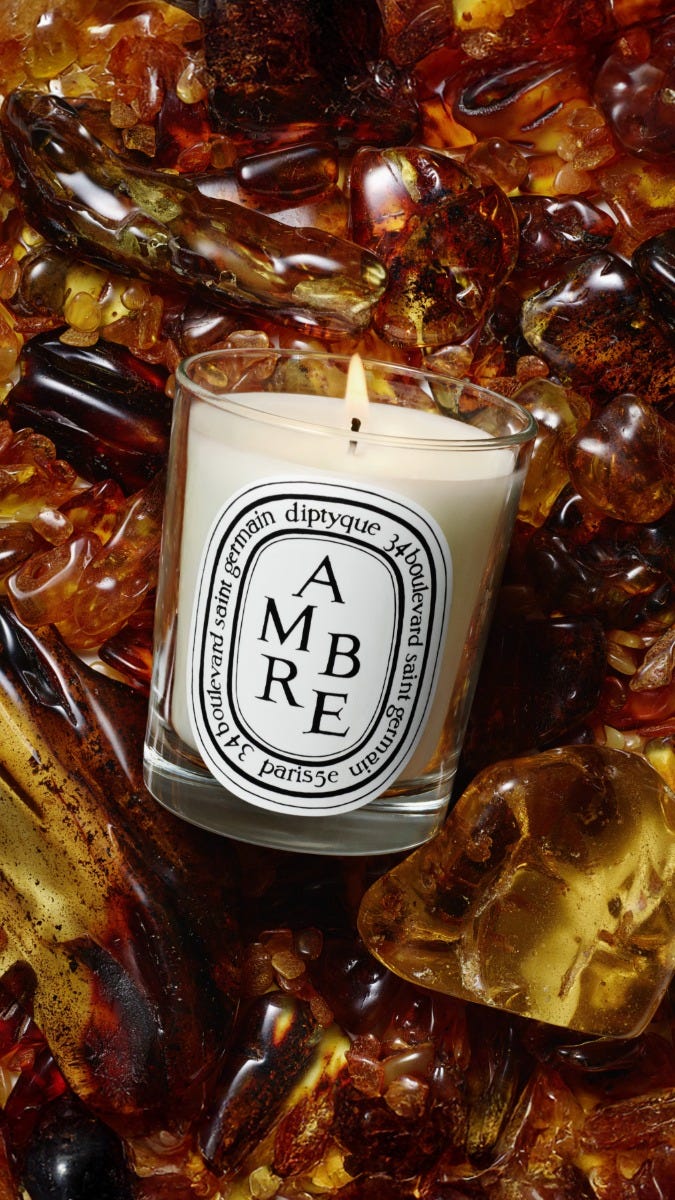 Ambre（アンブル） - クラシックキャンドル | Diptyque Paris