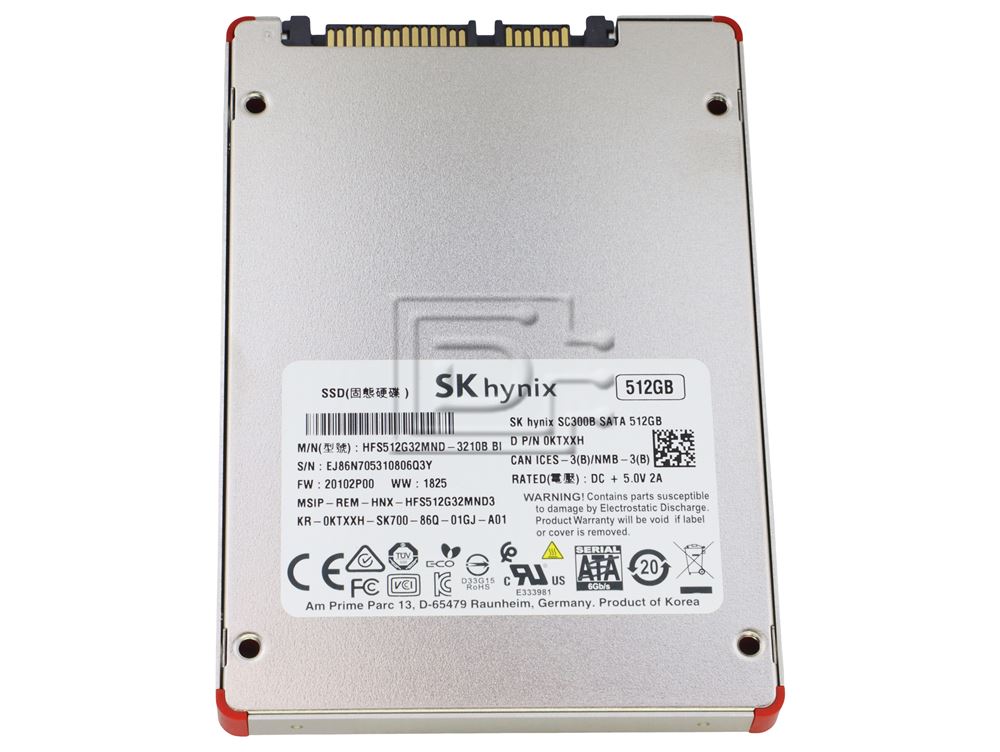 Dell KTXXH SK Hynix SC300 HFS512G32MND-3210B BB 512GB SATA 6Gbps