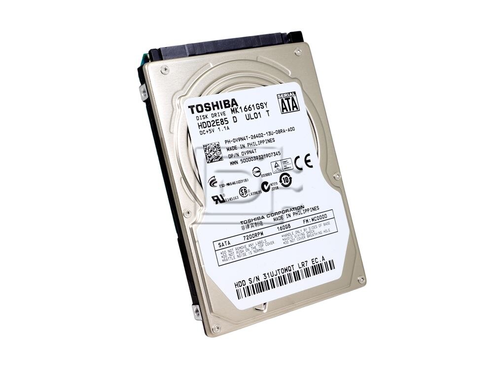 Toshiba MK1661GSYFN 160GB 7.2K 2.5