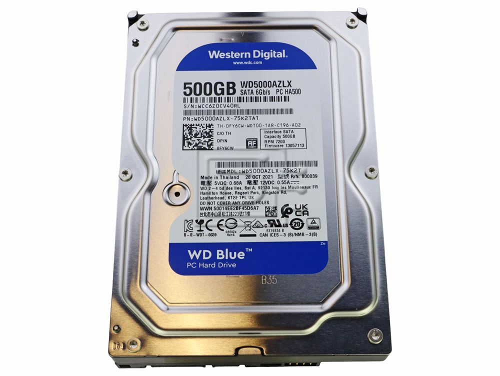 Western Digital Caviar Blue WD500AZLX 500GB 3.5