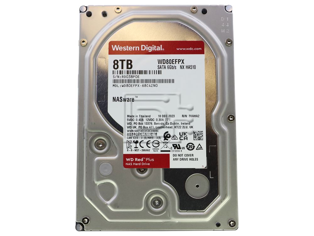Western Digital WD80EFPX 8TB 3.5