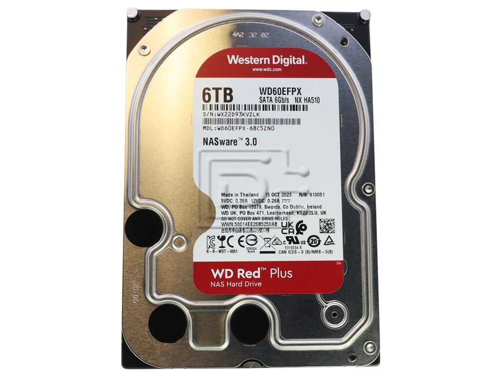 Western Digital WD Blue WD60EZAZ 6TB 6Gbps 5.4K SATA HDD