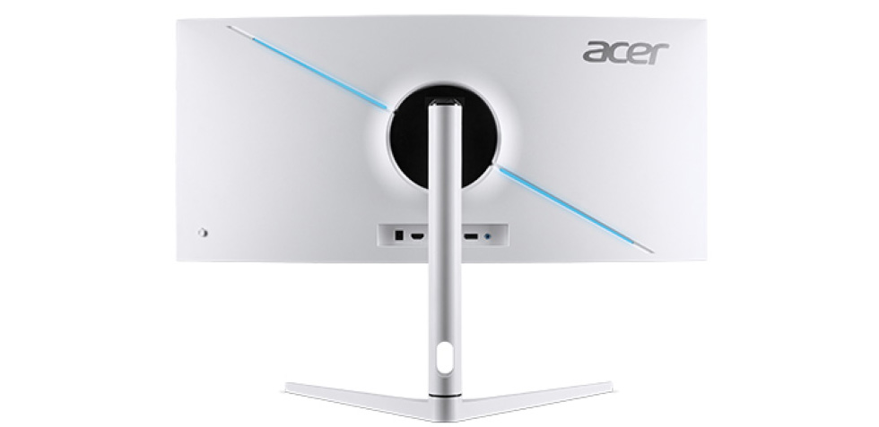 The Acer Nitro XZ306CX with a curved 29.5