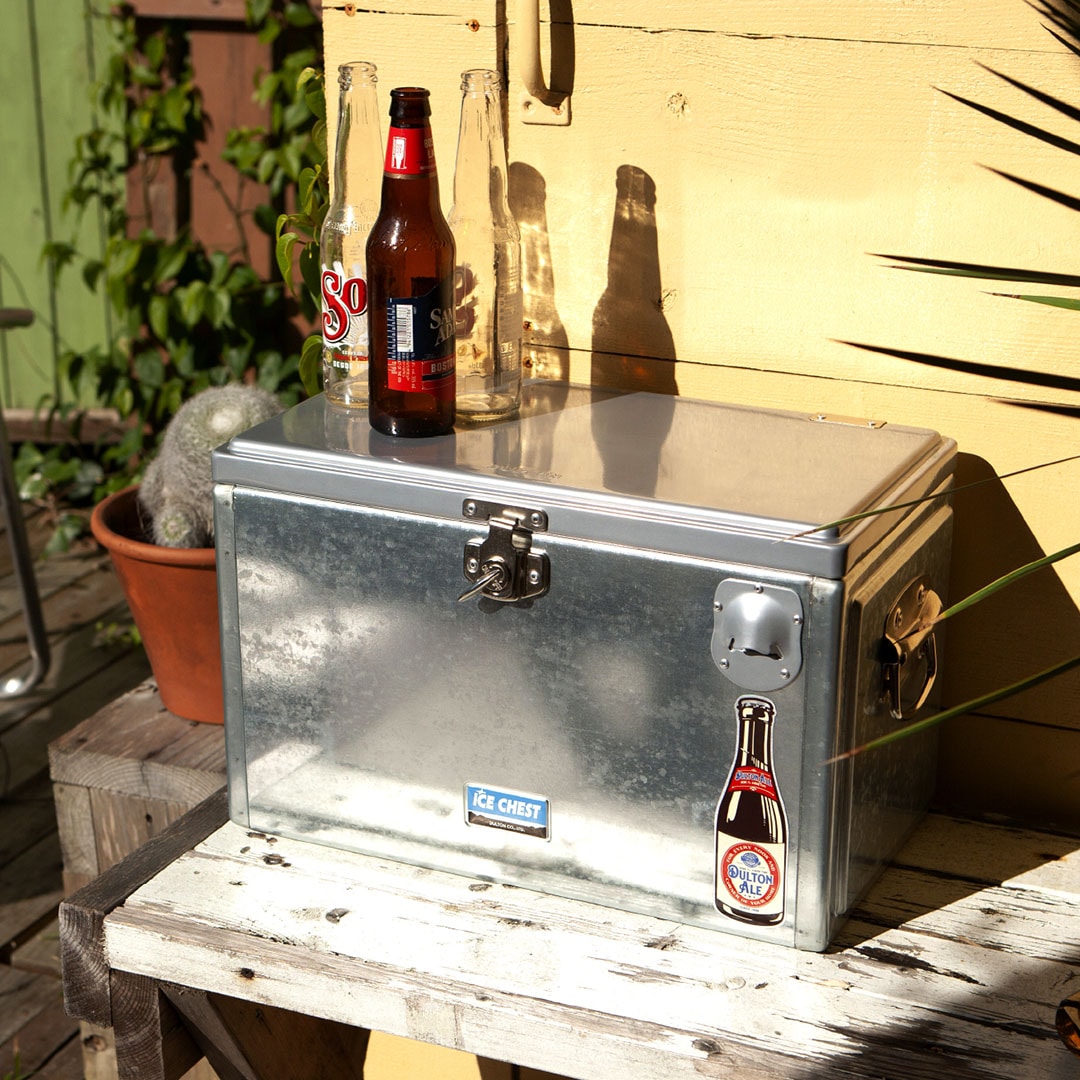 DULTON ONLINE SHOP | ICE CHEST 20L GALVANIZED(GALVANIZED