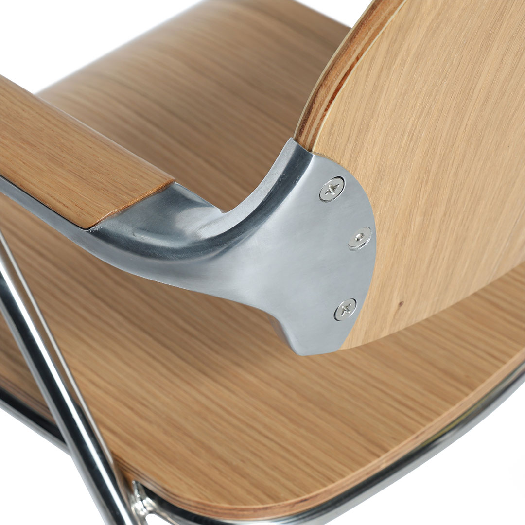 DULTON ONLINE SHOP | WOOD ALUMINUM ARM CHAIR OAK(OAK): 家具