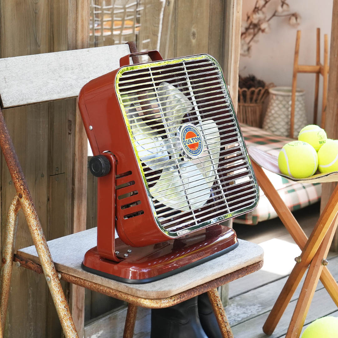 DULTON ONLINE SHOP | AIR CIRCULATOR BRICK BROWN/CHROME(BRICK BROWN