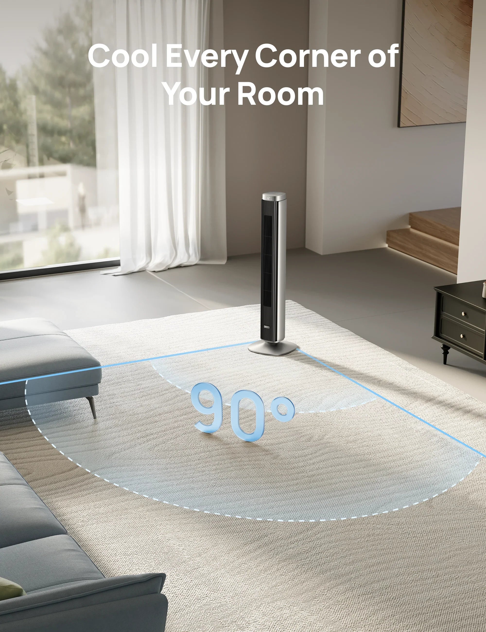 Smart Tower Fan Pilot Pro S