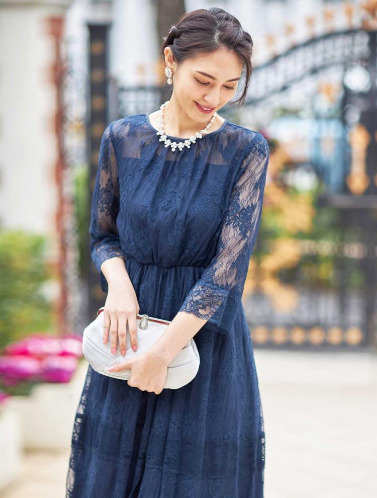 ネイビードレス特集｜結婚式パーティードレスはcalian BOUTIQUEドレス