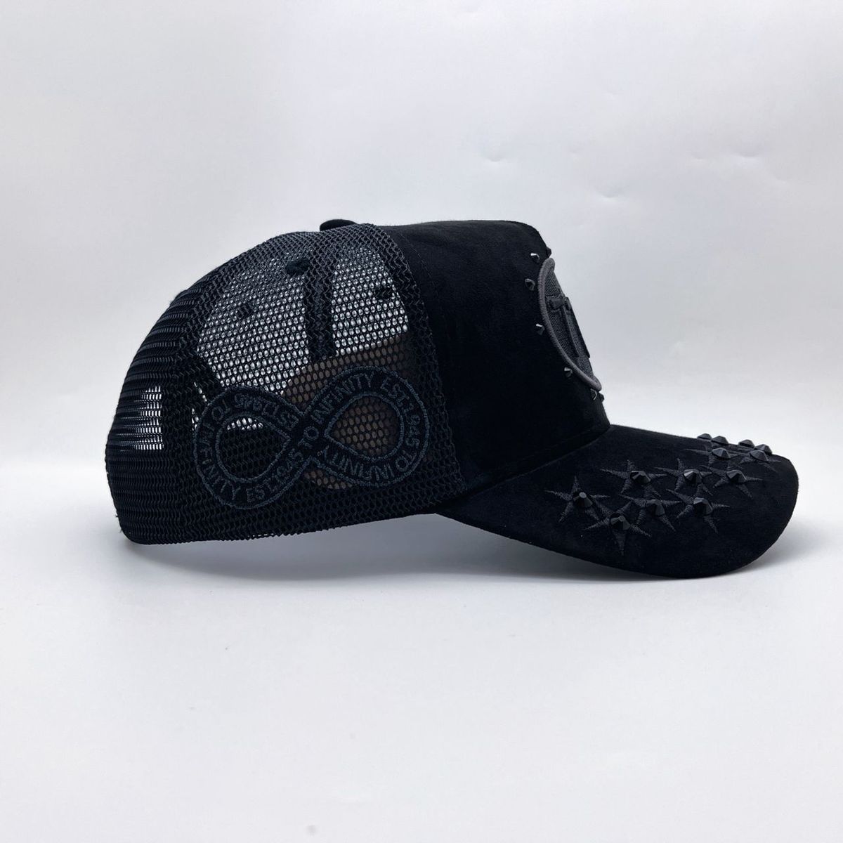 Hudson Diamond 777 Suede Trucker Hat Multi Colors | Drip Nation IL