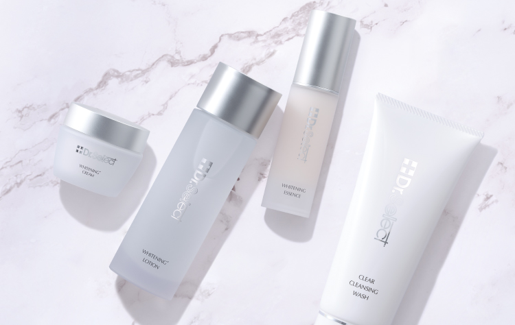 輝く素肌を目指す方へ、ドクターセレクトのホワイトニングシリーズ