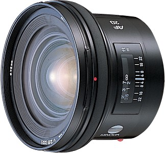 Minolta AF 20mm F2.8 RS A-mount lens info