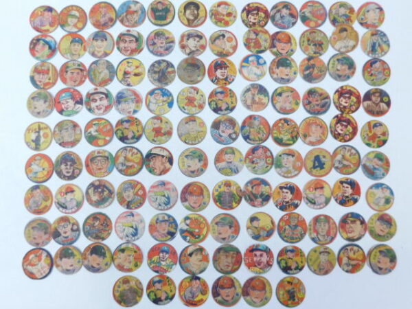 昭和レトロ 面子 野球 めんこ 時代 メンコ 丸面子 当時物買取りました