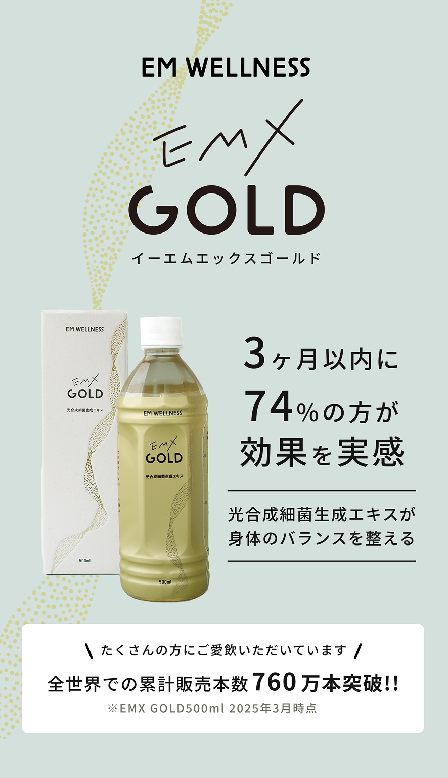 EM X GOLD イーエムエックスゴールド 500mL✖️2本 EMX GOLD（イーエム