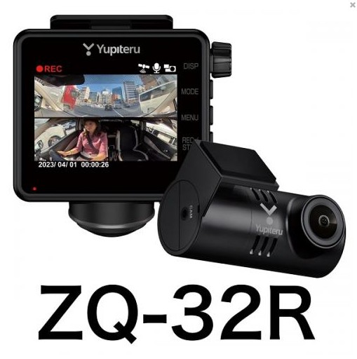 ZQ-32R 360°全周囲+リアカメラ【指定店専用モデル】ドライブレコーダー