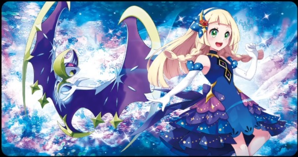 おしゃれを楽しむリーリエ プレイマット ポケマスEX プレイマット