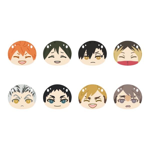 アニメ「ハイキュー!!」 おまんじゅうにぎにぎマスコット3 A【1BOX 8