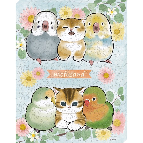 mofusand アートボードジグソー366ピース【とり×にゃん】ATB-71