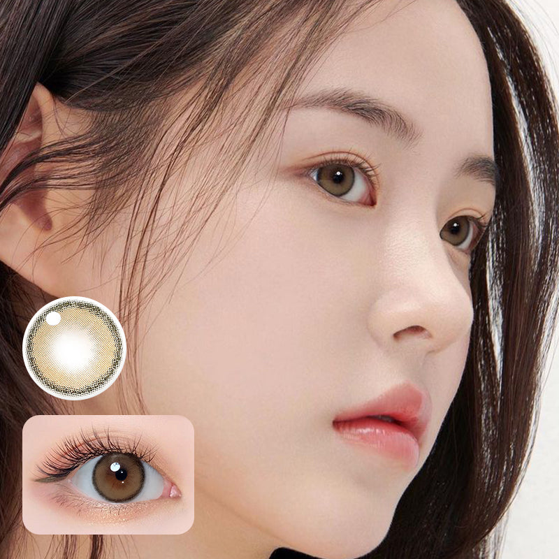 URIA i-DOL【カンナロゼワンデー】CANNA ROZE 1DAY beige brown