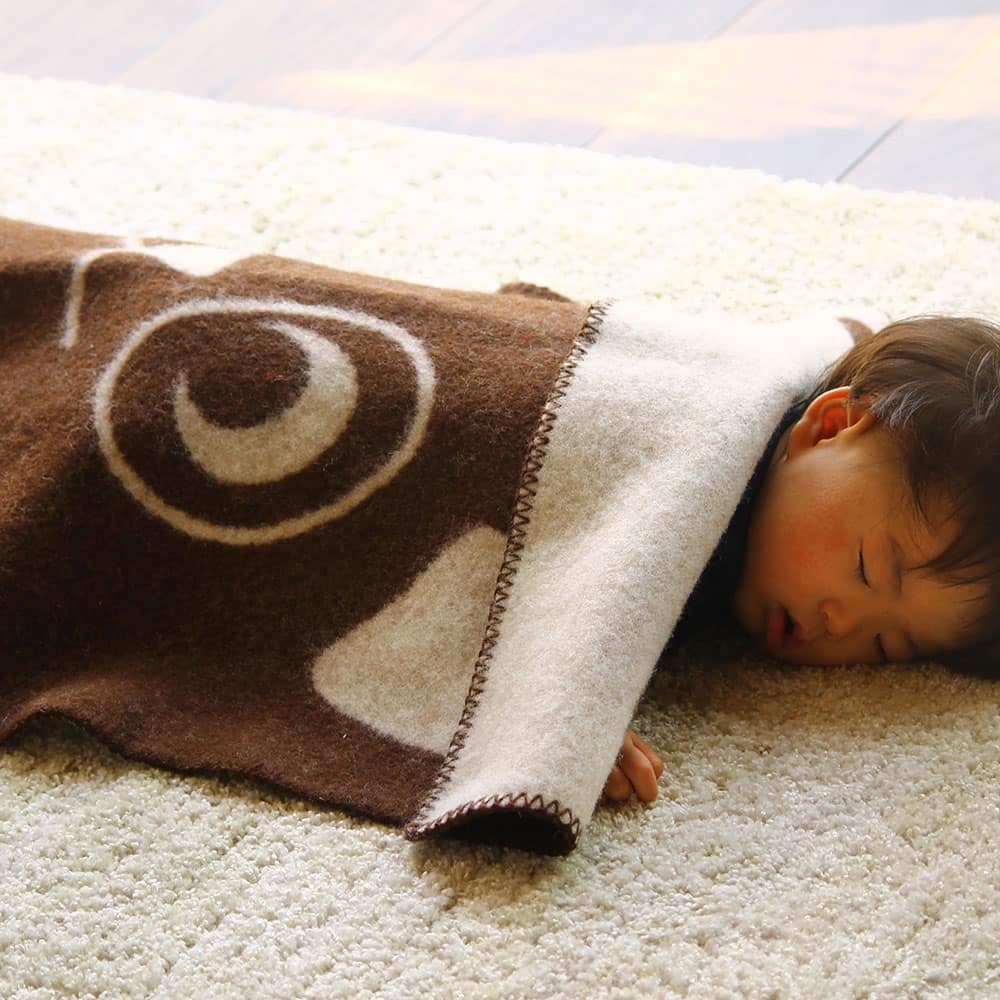 KLIPPAN/クリッパン ウールミニブランケット フォックス パピー