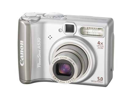 Canon PowerShot A700, A540, A530 and A430 Digital Cameras