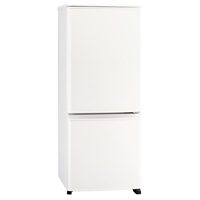 三菱 MR-P15E4K-W 【右開き】146L 2ドア冷蔵庫 e angle select マット