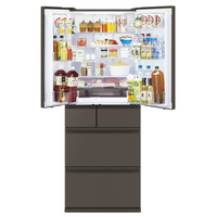 三菱 MR-WZ61M-H 608L 6ドア冷蔵庫 中だけひろびろ大容量 WZシリーズ