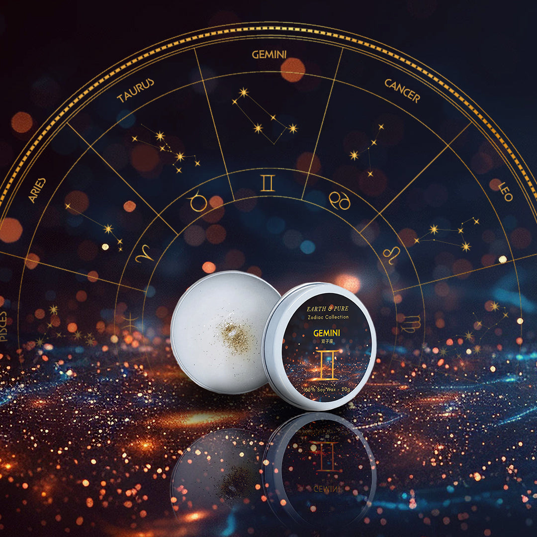 Earth & Pure｜Gemini - 双子座｜フレグランスキャンドル｜ソイ